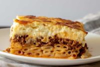 Pastitsio Recipe: Classic Greek Baked Pasta with Bechamel