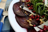 Beet Carpaccio with Orange Mustard Vinaigrette Recipe