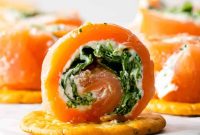 Smoked Salmon Pinwheels Recipe with Cream Cheese and Dill