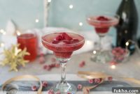 Cranberry Sorbet Champagne Float Recipe
