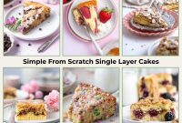 Single Layer Cake Recipes Without Frosting