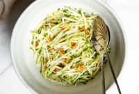 Mayo-Free Apple Slaw with Walnuts and Chives