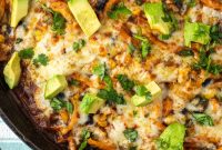 Spiralized Sweet Potato Enchilada Skillet Recipe