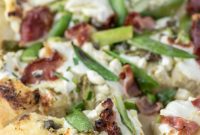 Spring Vegetable Pizza with Asparagus and Pea Pesto