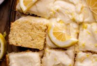 Classic Lemon Drizzle Cake Recipe with Zesty Lemon Glaze