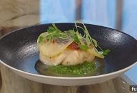 Pan-Seared Cod with Confit Lemon and Zhoug