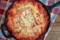 Weeknight Skillet Lasagna with Turkey Sausage and Vegetables