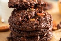 Chewy Double Chocolate Chip Cookies Recipe