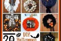 20 Creepy DIY Halloween Wreath Ideas to Spook Your Door