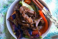 Korean Short Rib Rice Bowls with Roasted Veggies