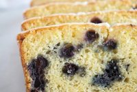 Blueberry Lemon Bread Recipe with Zesty Lemon Glaze