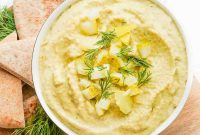 Creamy Dill Pickle Hummus Recipe
