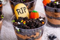 Graveyard Dirt Cups Recipe for Halloween