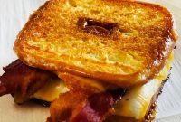 Bacon Grilled Cheese on a Glazed Donut