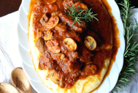 Italian Holiday Menu: Polenta with Sausage & Baci Chocolate Cake