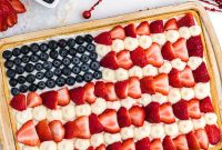 Fourth of July American Flag Fruit Pizza Recipe
