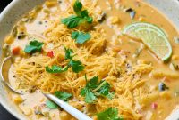 Creamy Roasted Poblano and Corn Chowder Recipe