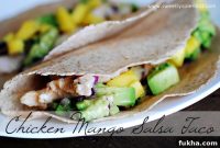 Grilled Chicken Tacos with Fresh Mango Salsa