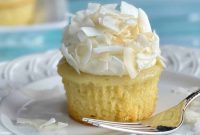 Coconut Cream Cupcakes with Luscious Whipped Cream Frosting