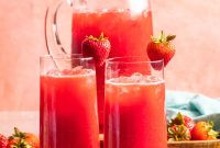 Iced Hibiscus Berry Lemonade Recipe