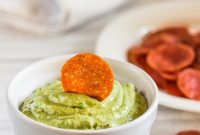 1-Ingredient Zero-Carb Chips with Spicy Cajun Avocado Mayo