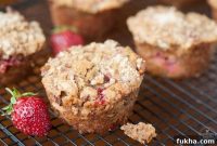 Strawberry Rhubarb Streusel Muffins Recipe