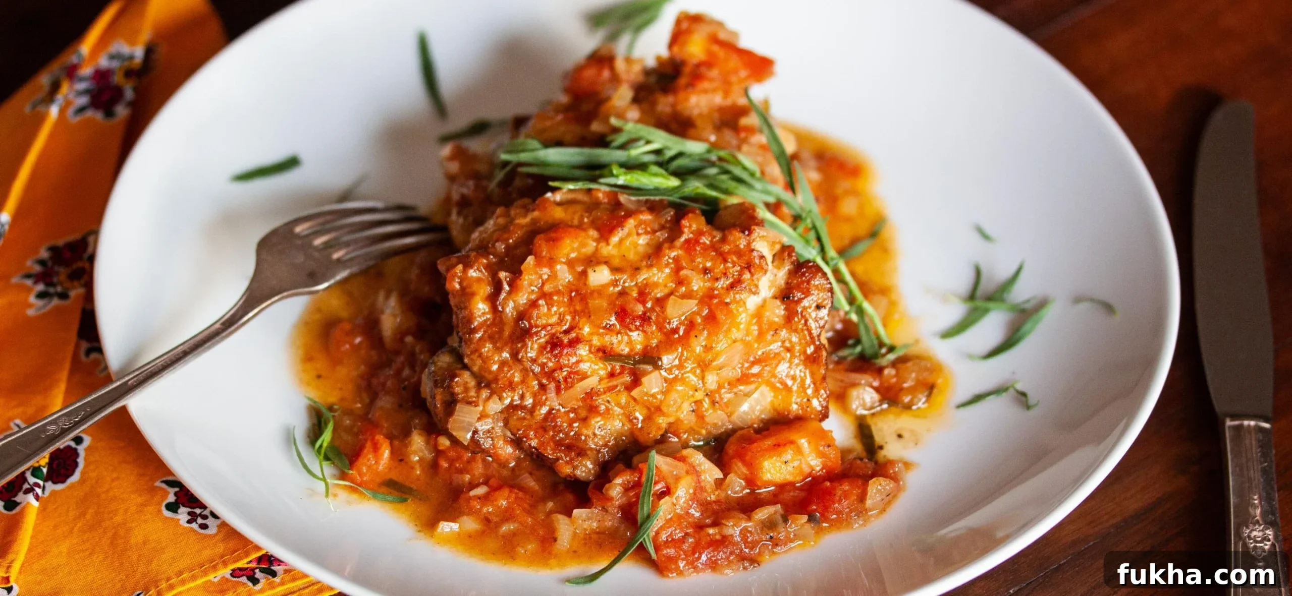 tarragon chicken - a French classic