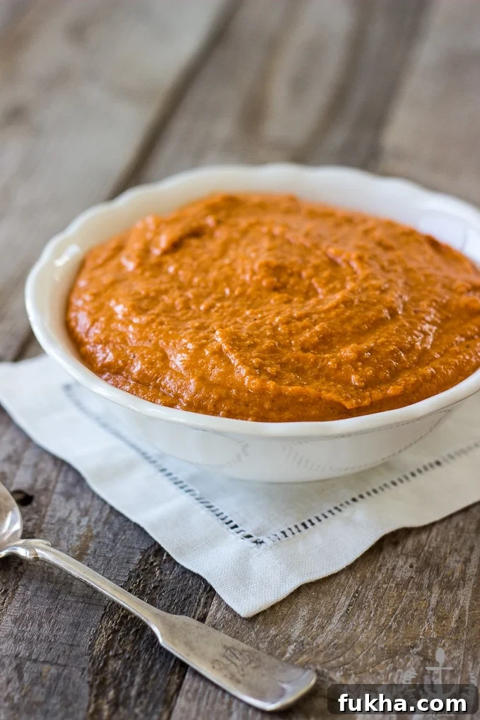 Crudités with Romesco Sauce