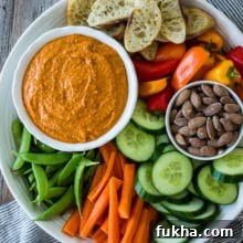 Crudités with Romesco Sauce
