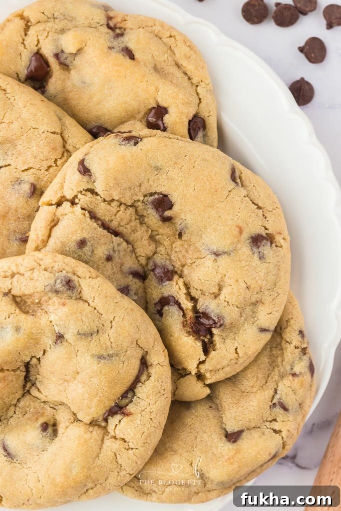 How to Make Nutella Stuffed Chocolate Chip Cookies 8 The BEST Bakery Style Nutella Stuffed Chocolate Chip Cookies Recipe!