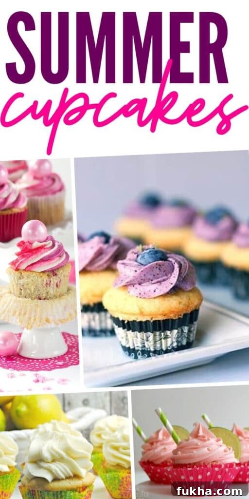 Summer cupcakes