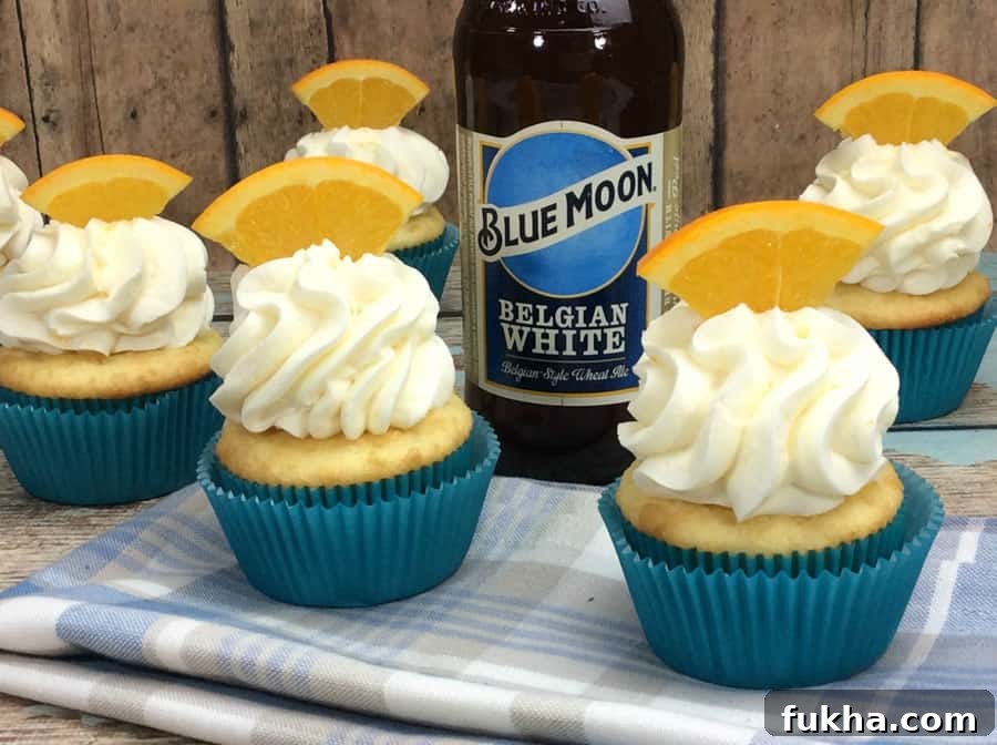summer cupcake recipe ideas- blue moon cupcakes- Kelly Stillwell