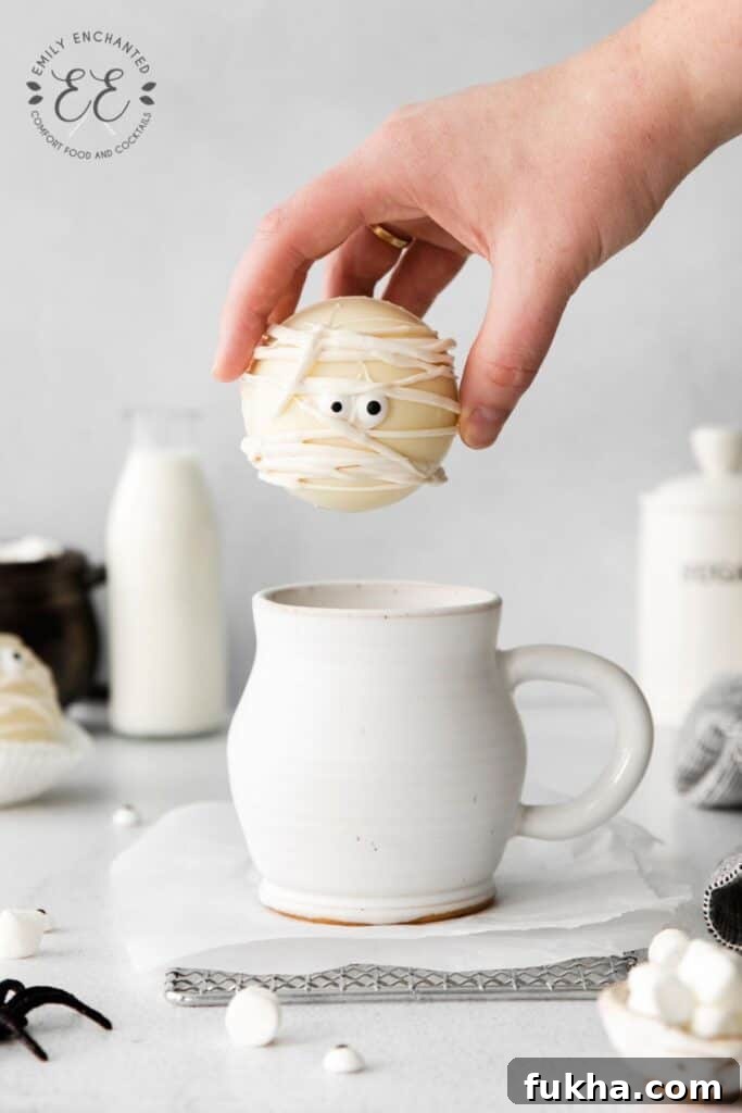 Halloween Hot Chocolate Bombs