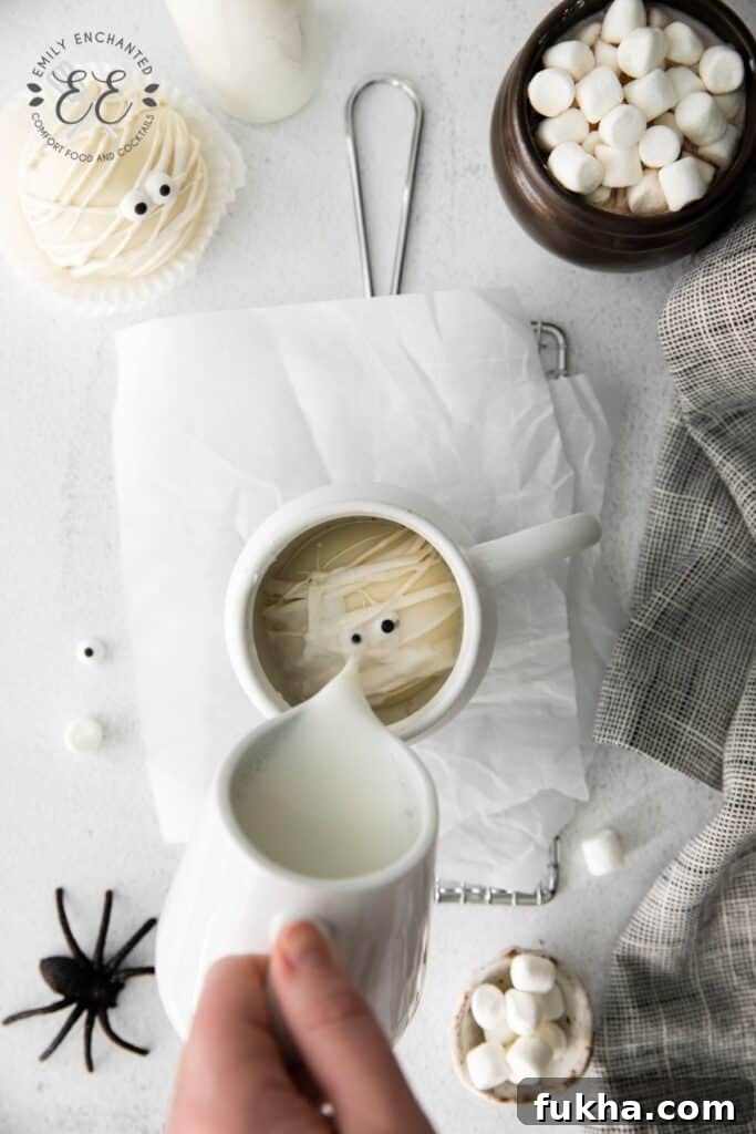 Mummy Hot Cocoa Bombs