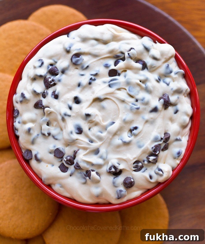 Creamy Cannoli Dip Recipe with Ricotta and Chocolate Chips 7 Keto Chocolate Chip Cookie Dough Dip