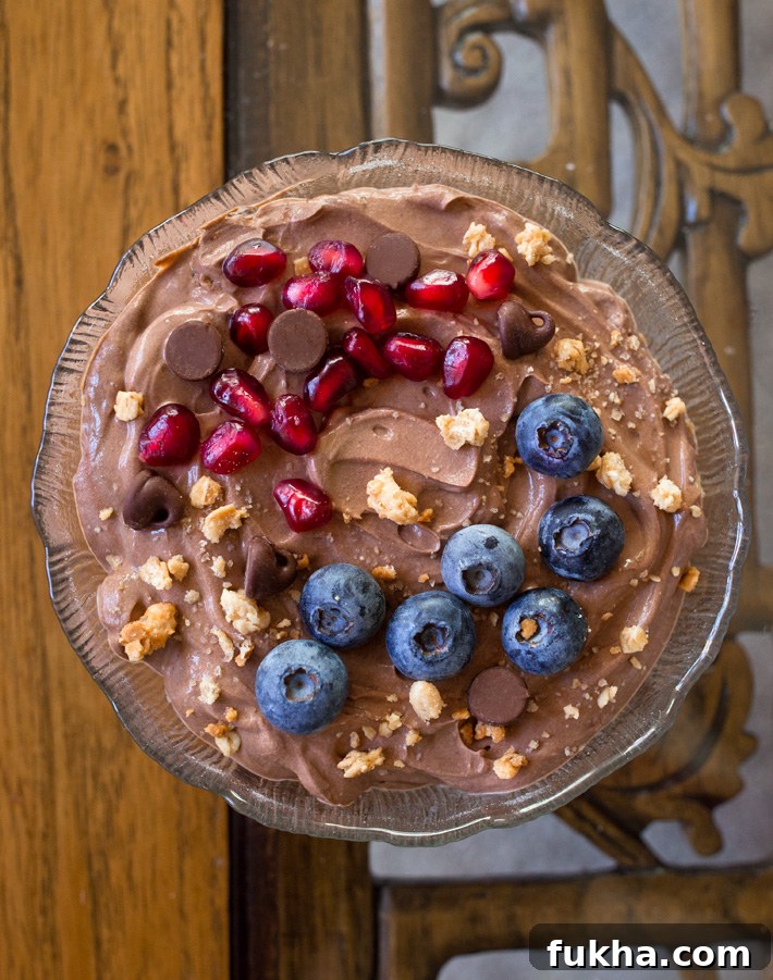 Creamy Cannoli Dip Recipe with Ricotta and Chocolate Chips 8 Chocolate Blueberry Protein Fluff Bowl