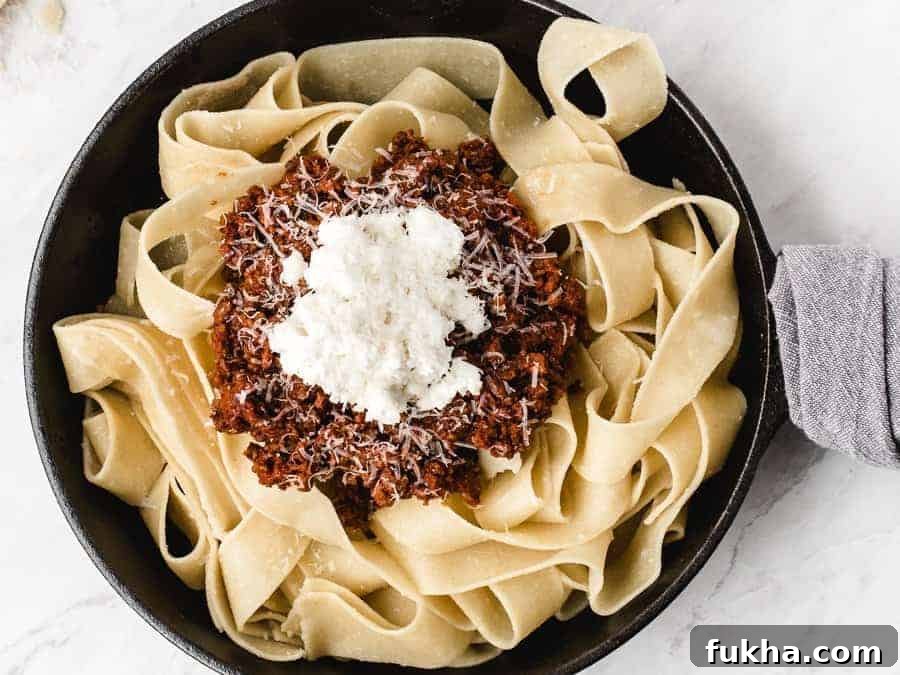 Slow-simmered Bolognese