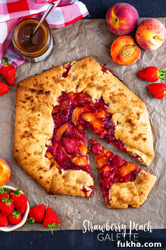 Strawberry Peach Galette