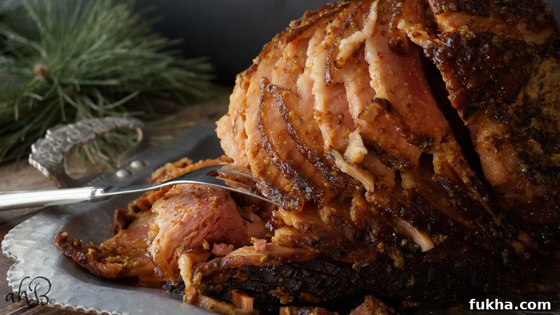Slow Cooked Honey Mustard Ham