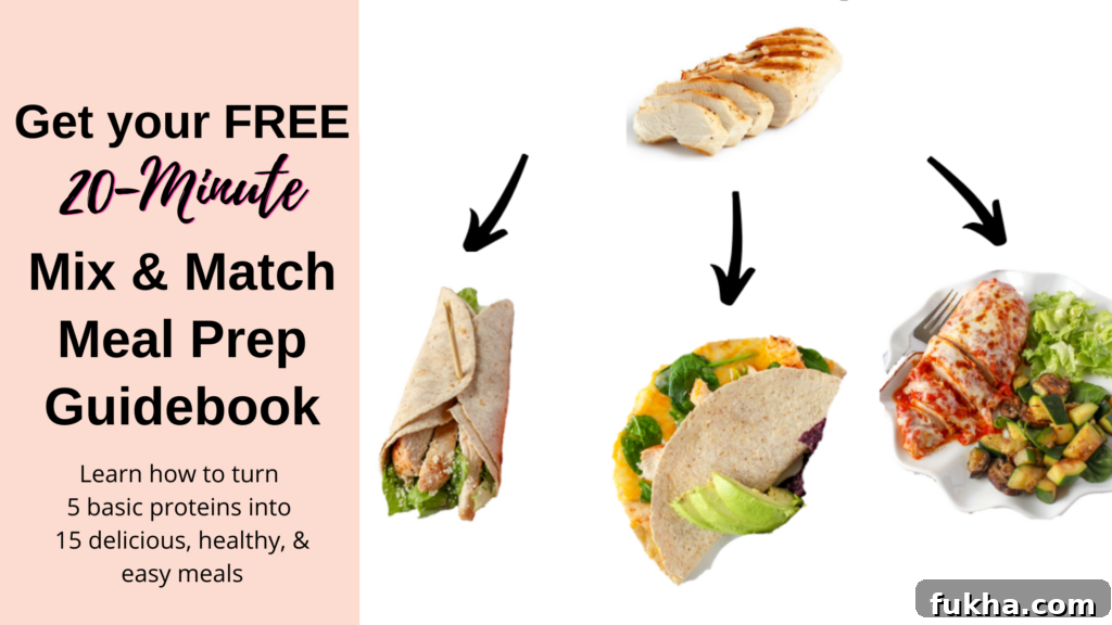 Chicken Meal Prep: Mix-and-Match Method for 7 Days 3 Mix and Match Meal Prep Guide