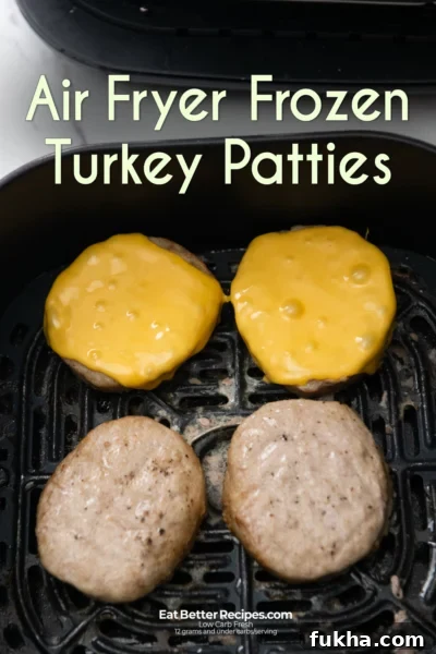 Air Fryer Frozen Turkey Patties