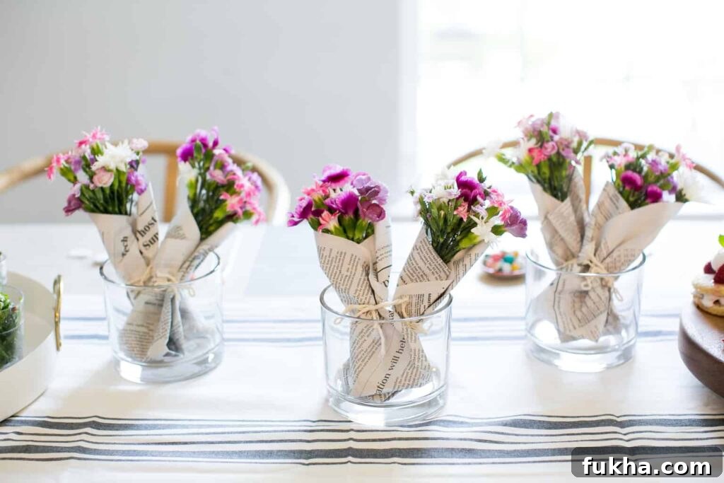 How to Make Mini-Bouquets with Grocery Store Flowers