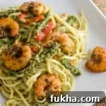 Smoked Shrimp Pesto Linguine Recipe 5 Smoked Shrimp and Pesto Linguine