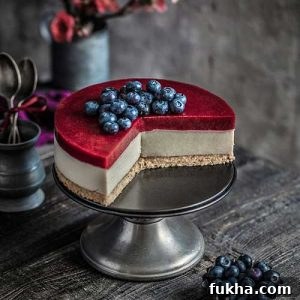 White Chocolate & Cherry Cheesecake