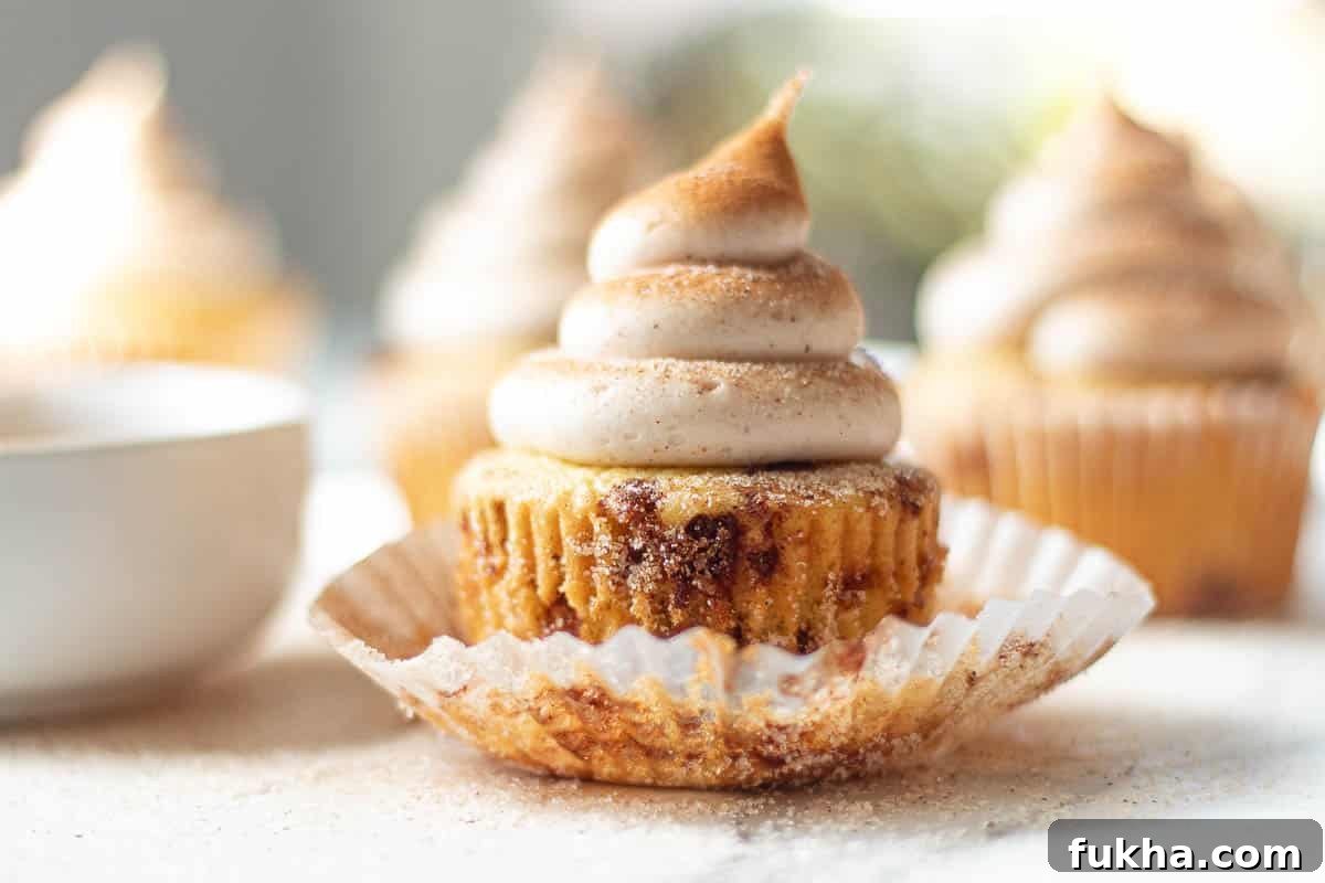 sugar cinnamon cupcakes