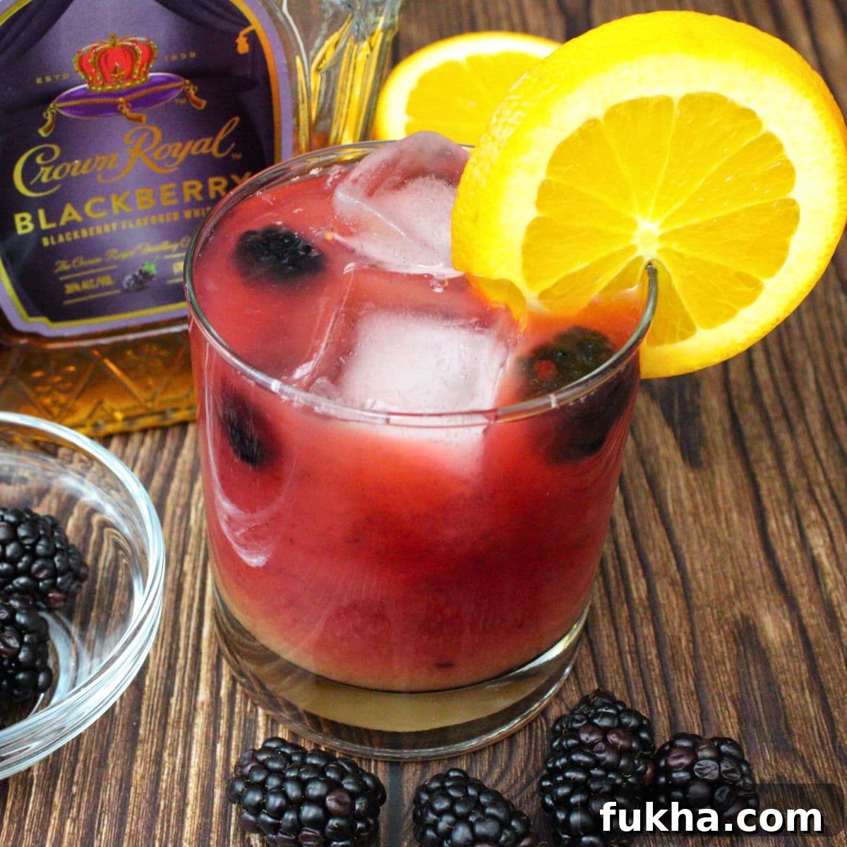 crown royal blackberry rambler cocktail dinners done quick featured image