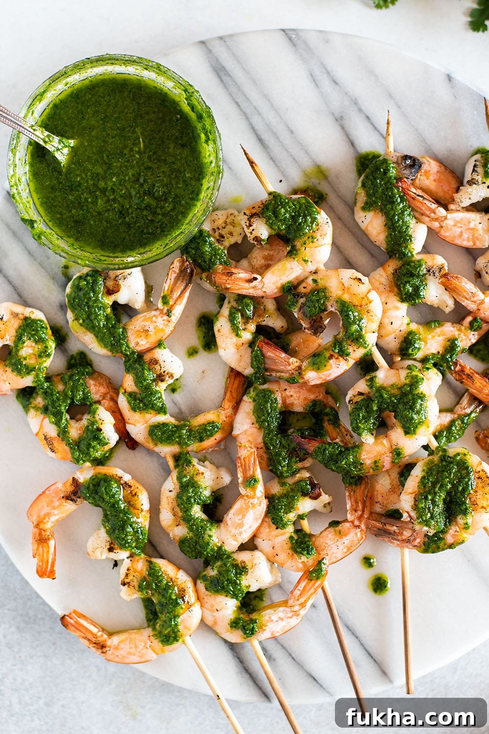 Grilled Chimichurri Shrimp Skewers Recipe