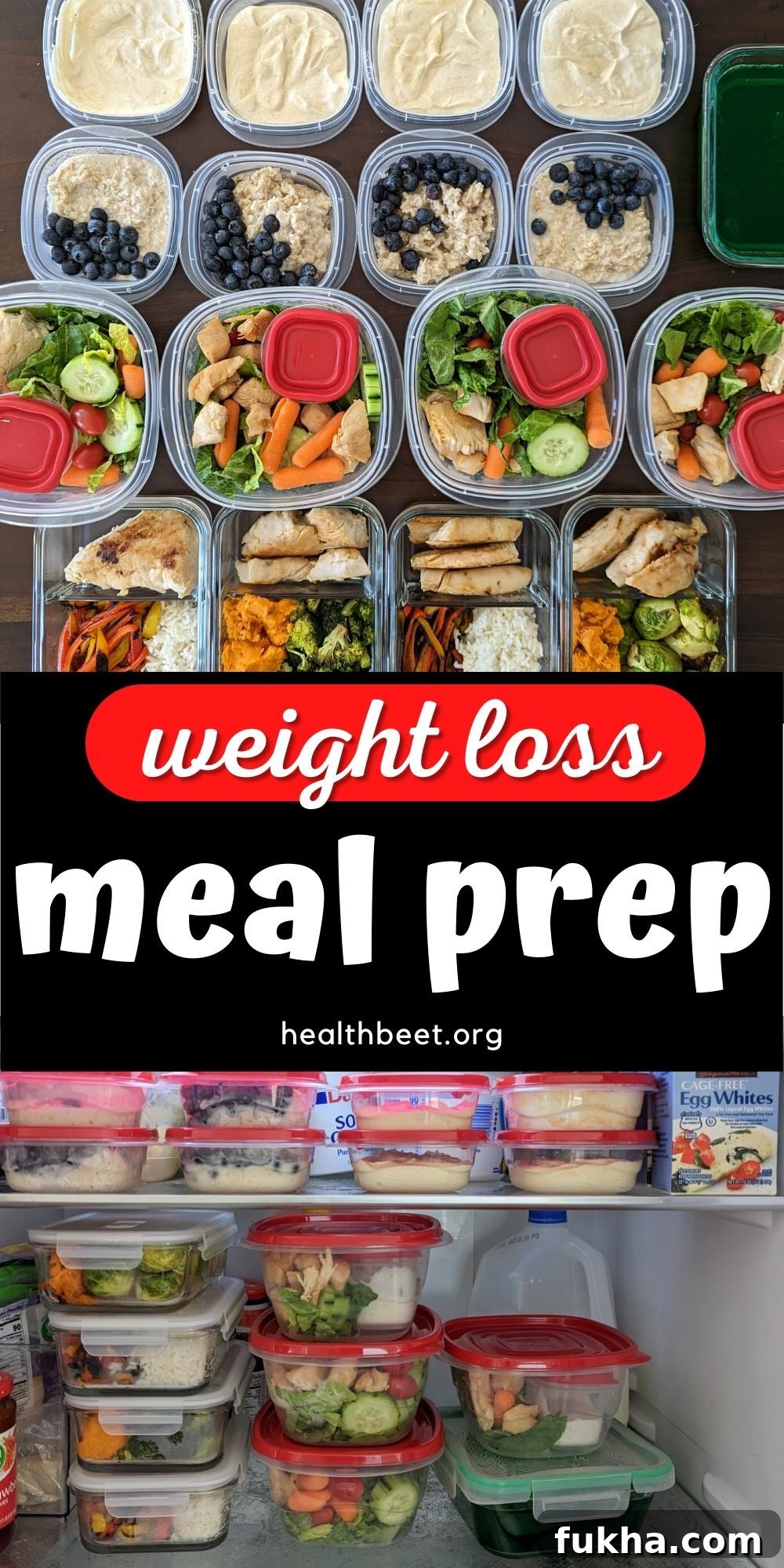 weight loss meal prep