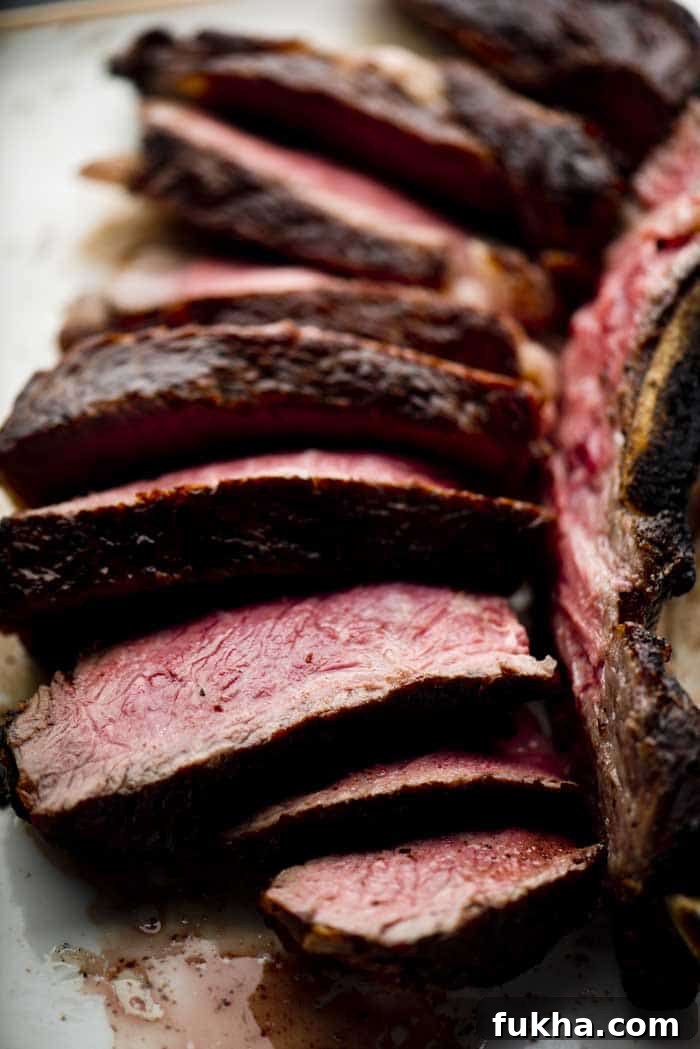 grilled and sliced new york strip steak