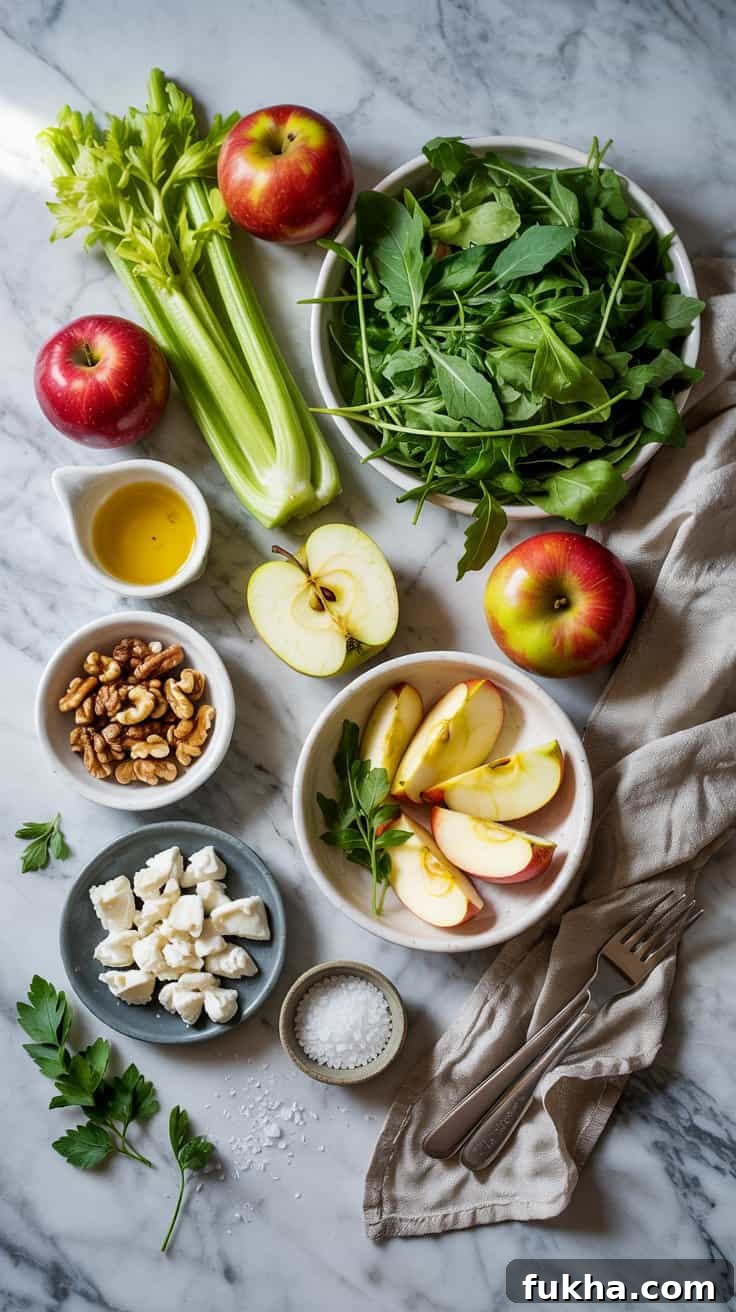 Heirloom Apple & Celery Salad